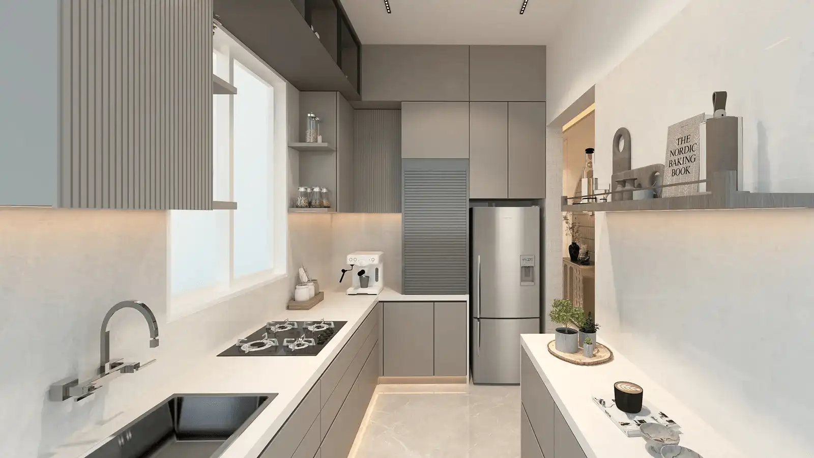 Modern modular kitchen in Agami Legends Mumbai